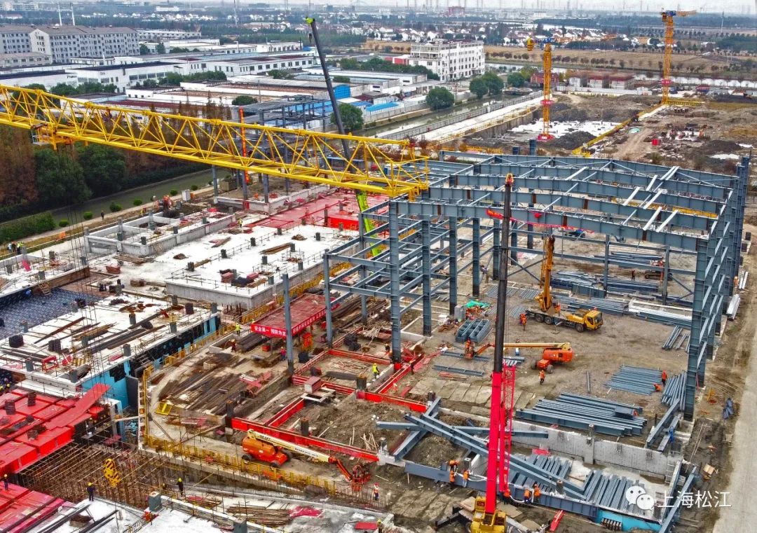 长三角国际影视中心建设新进展，钢结构主体计划明年5月完成