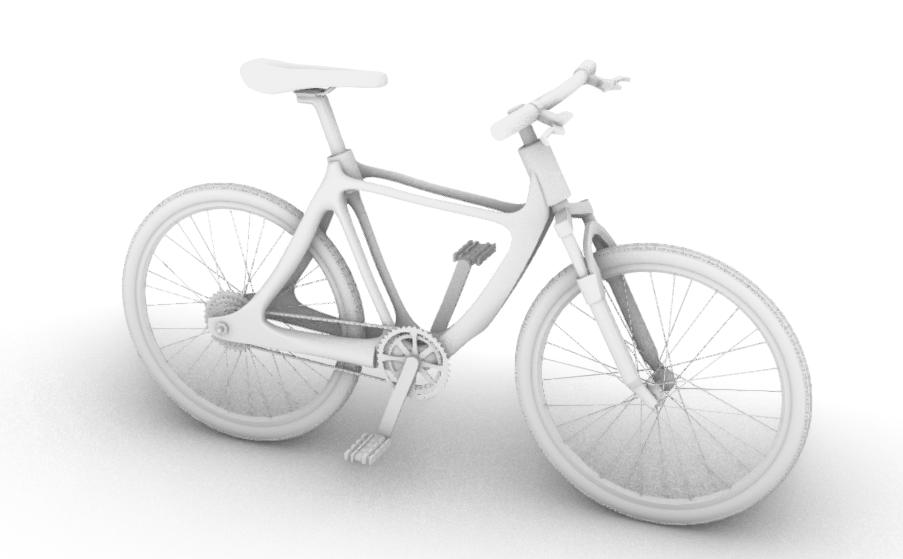 自行车架拓扑优化计算案例 Ameba案例