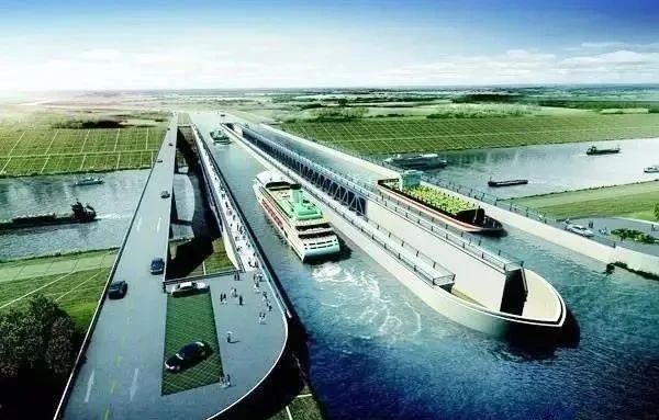 世界最大跨度通水通航钢结构渡槽即将通水