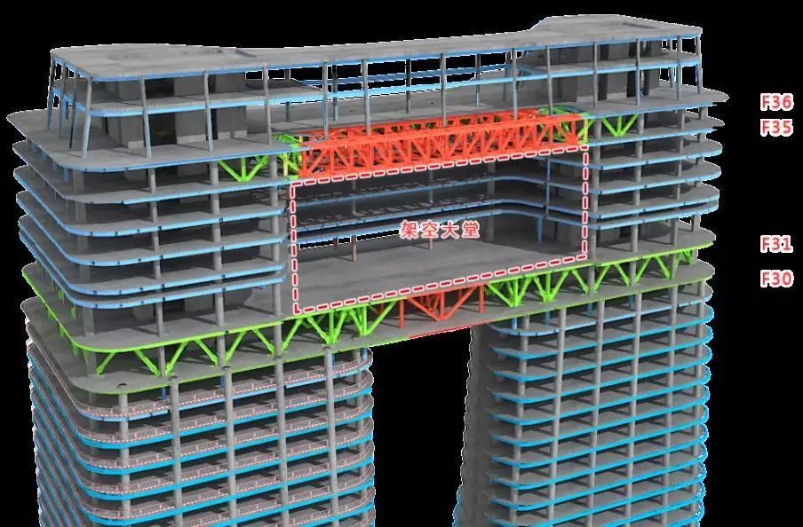 11小时提升165米，厦门英蓝国际金融中心钢结构连廊完成高空合龙