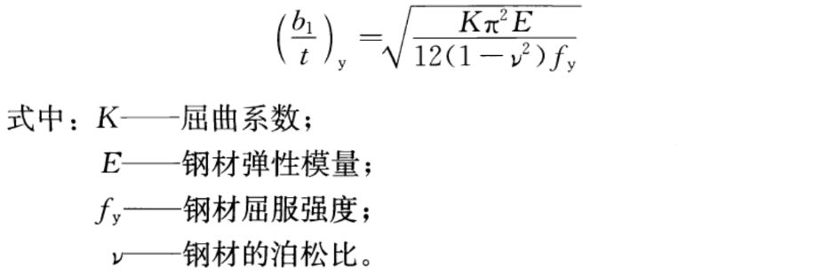 【钢构知识】《转自：标准》——截面板件宽厚比的应力修正