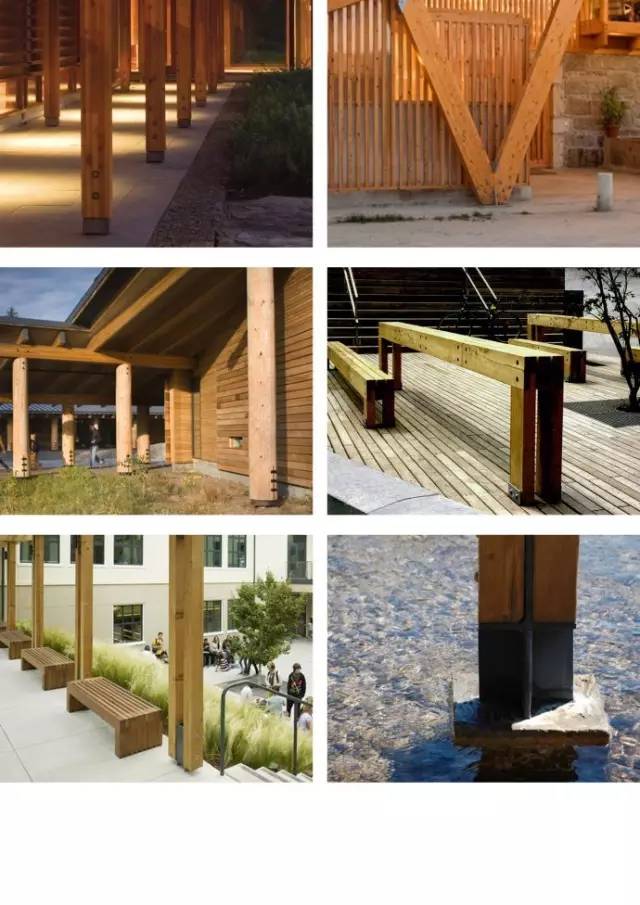 【行业知识】钢木结构景观构筑物的细部设计形式