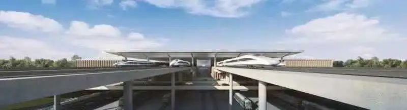 北京丰台火车站钢结构主体封顶