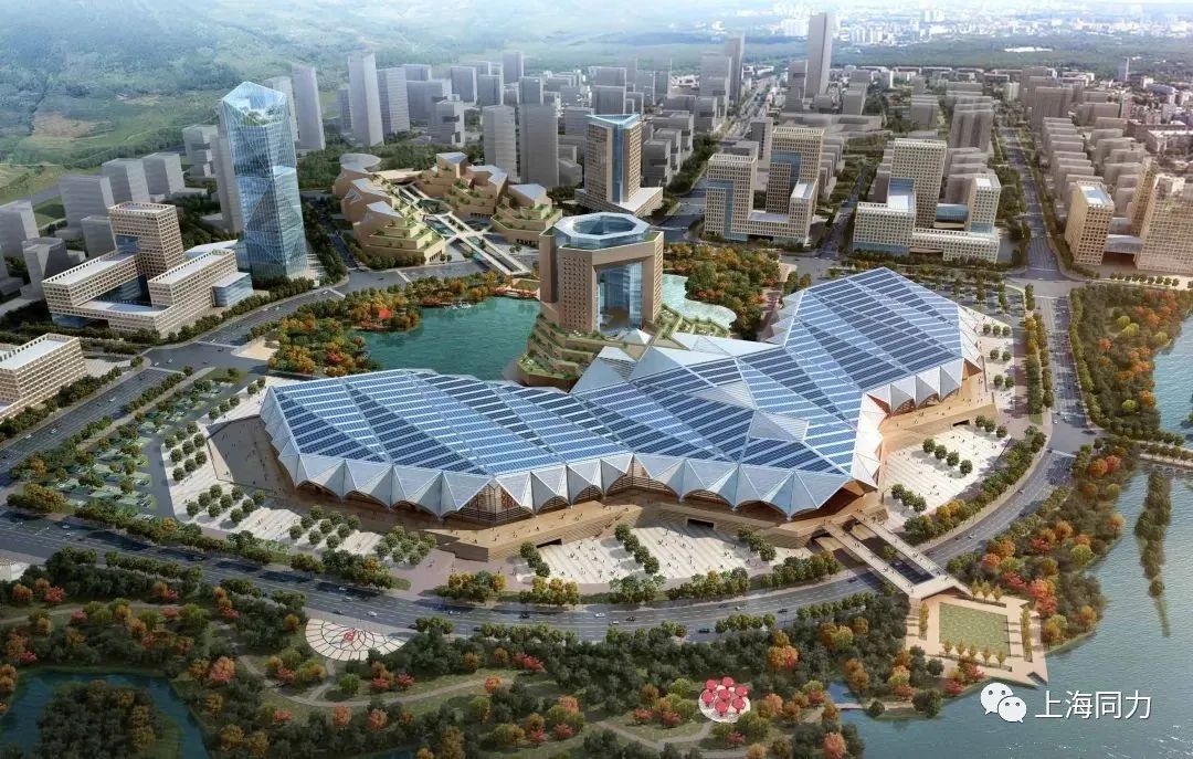 青海国际会展中心酒店钢结构工程双连廊同步提升就位