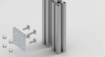 动图演示20种铝型材连接方式，很直观