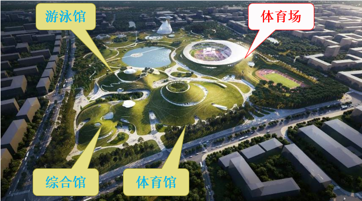 衢州市体育中心项目膜结构封顶