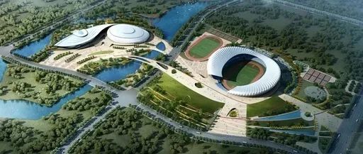 清远“鸟巢”，清远市奥林匹克体育中心钢结构封顶