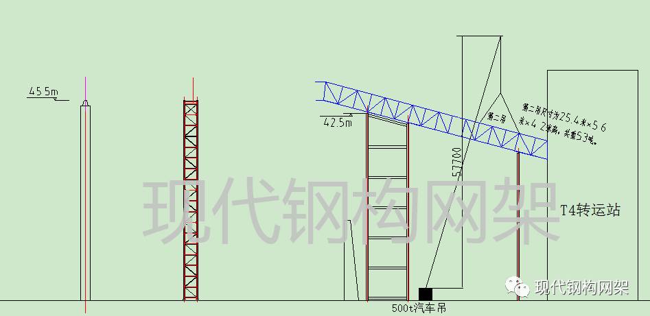 【钢构知识】大跨度高空输煤栈桥 钢桁架分段整体吊装施工技术