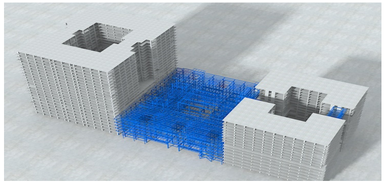 深圳市首座超大型医疗综合体钢结构桁架层顺利封顶