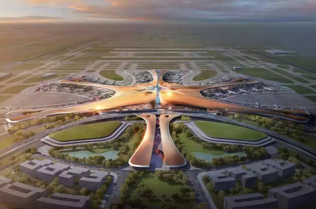 【行业资讯】俯瞰北京新机场和配套的“钢铁动脉”（展现“基建狂魔”的力量）