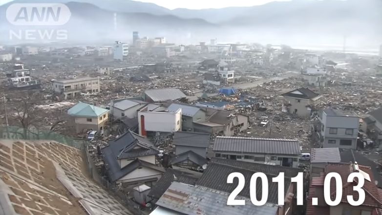 311东日本大地震10周年，40,1米高的海啸，1.8万人遇难，福岛核电站爆炸，近期核电站厂房还有再次发生爆炸的可能