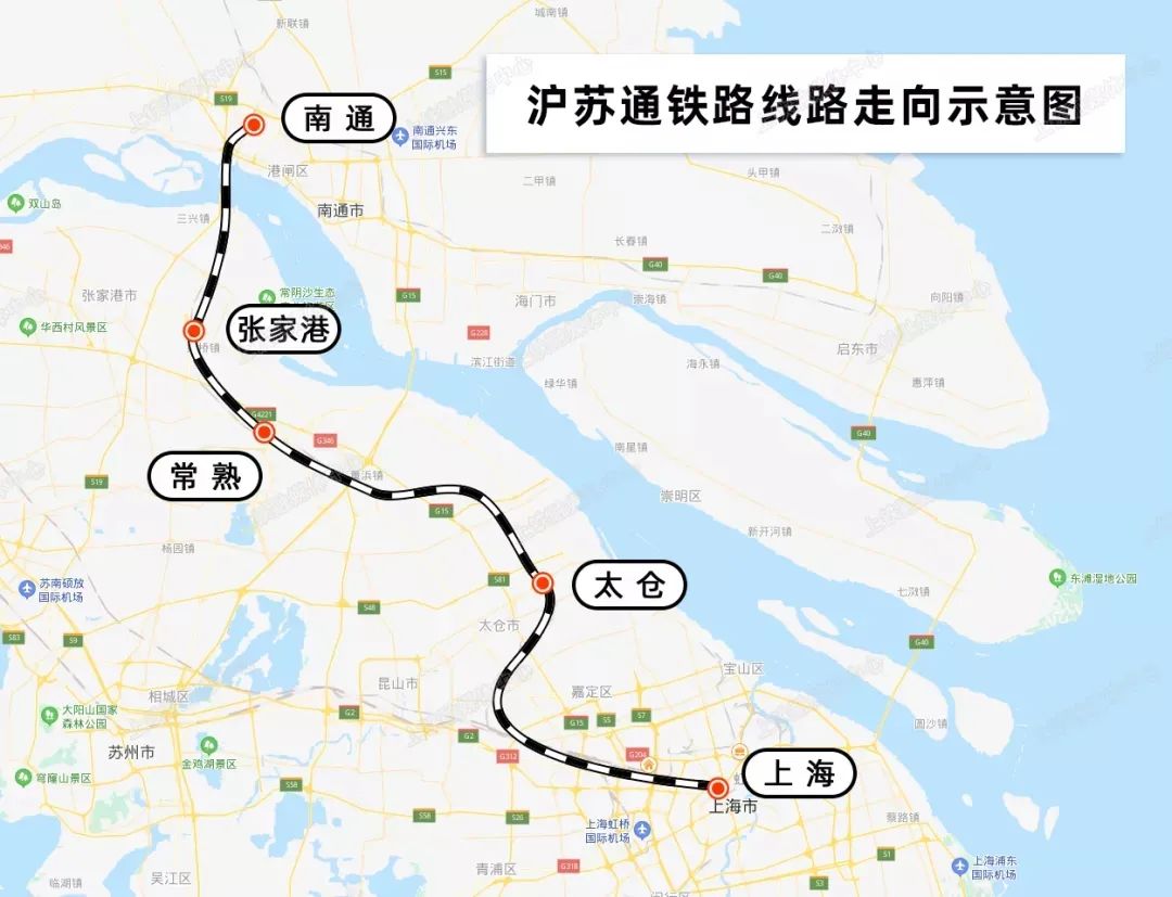沪苏通大桥开通，南通、泰州、扬州可高铁直达上海