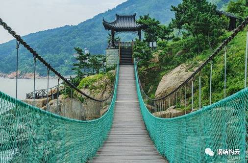 【行业知识】景观吊桥的结构设计实例