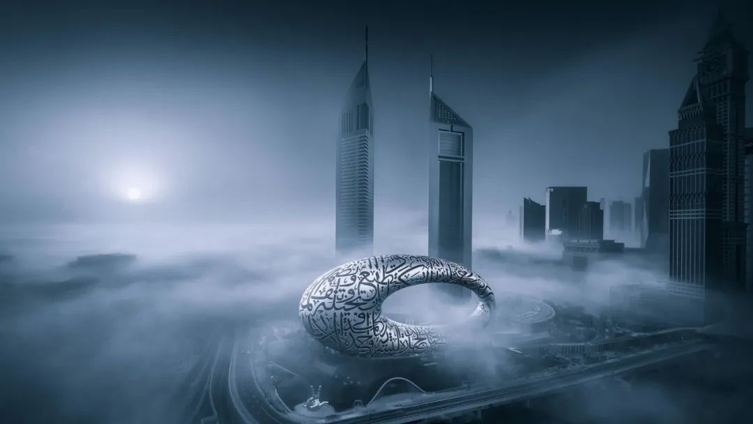 迪拜新地标--未来博物馆已开放，77米高建筑室内无一根柱子