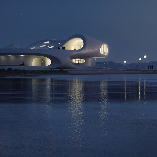 MAD海口“云洞图书馆”封顶，被评为“2021全球最值得期待的建成作品”之一
