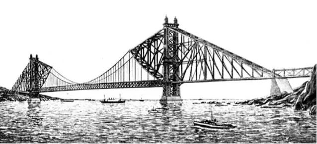 美国金门大桥，曾经是世界上最长和最高的悬索桥