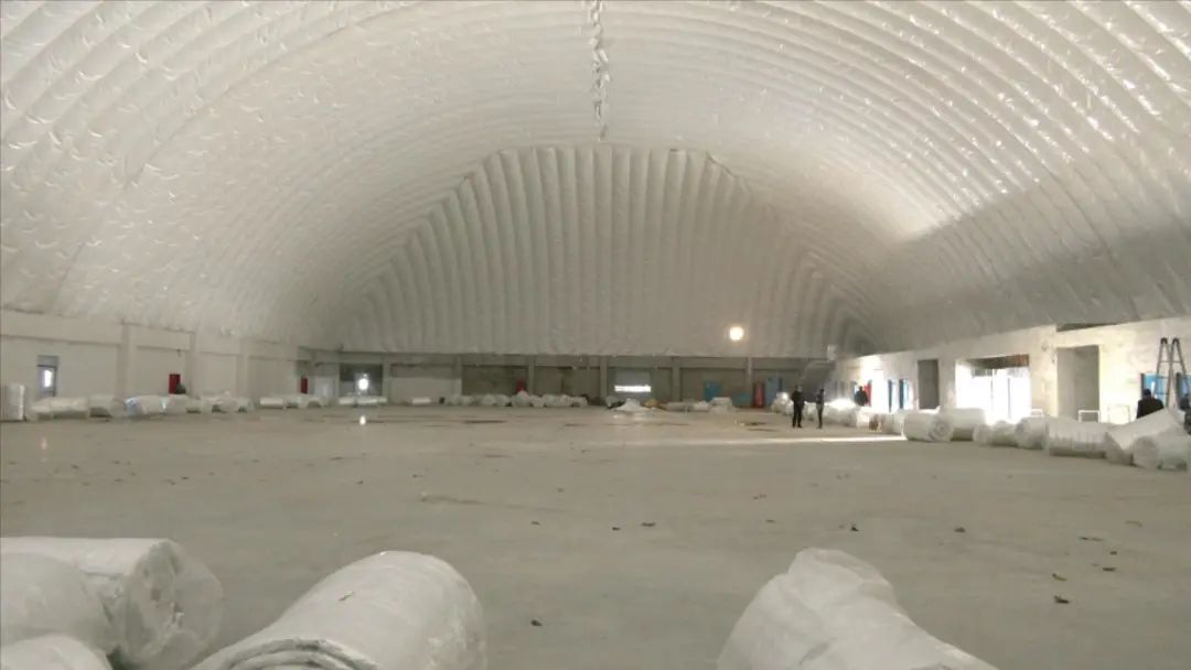 廊坊首个真冰标准气膜结构滑冰馆封顶，气膜结构简介