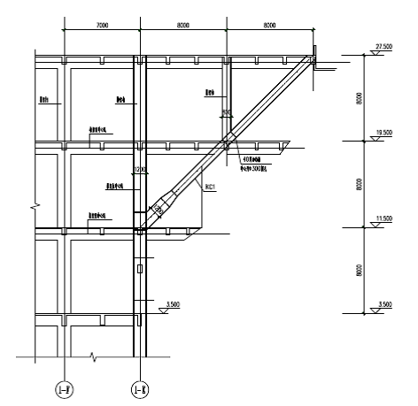 大型悬挑钢结构K字型节点优化技术