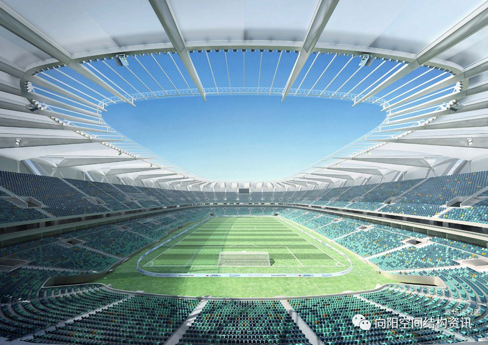 昆山足球场完成主体钢结构安装，整体工程计划12月底完工