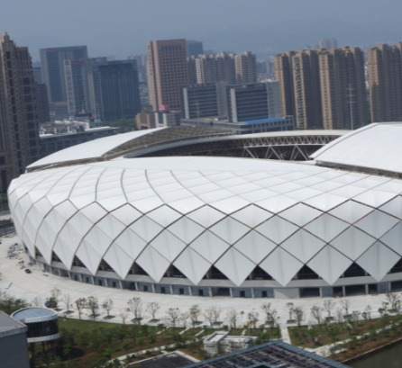 索结构典型工程：绍兴县体育中心体育场罩棚