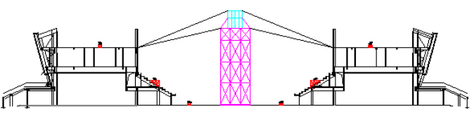 马鞍形索穹顶，天津理工大学体育馆屋盖