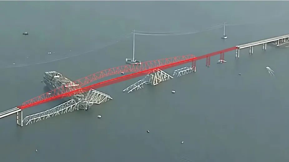 2632米钢拱连续桁架桥垮塌，美国第二大跨度巴尔的摩连续钢桁架桥倒塌事故分析