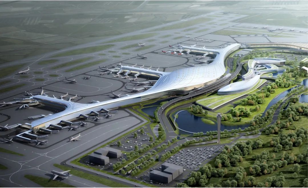 3660吨钢屋盖顺利首提，合肥新桥国际机场T2航站楼主楼顺利首提