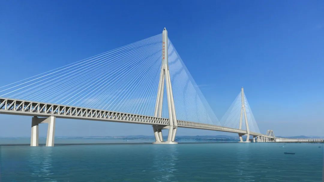 350米世界最高桥塔封顶，主跨1208米目前在建世界最大跨度斜拉桥，常泰长江大桥南主塔封顶