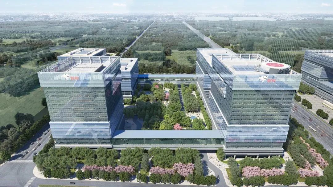 京东北京2号办公楼D座大厦项目钢结构首吊，