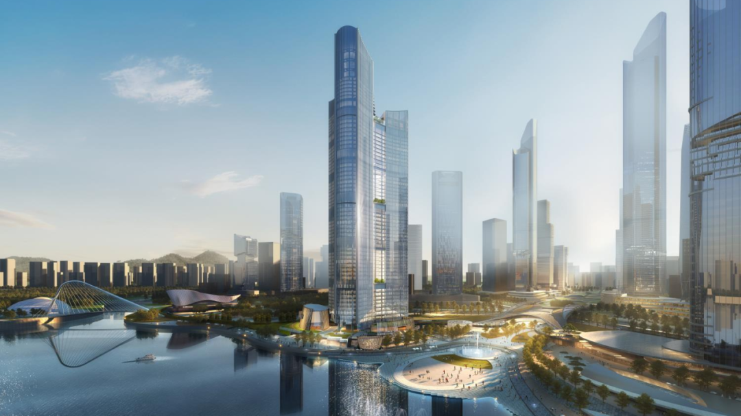 3.6万吨272米高楼钢结构封顶，中新广州知识塔项目迎来钢结构封顶