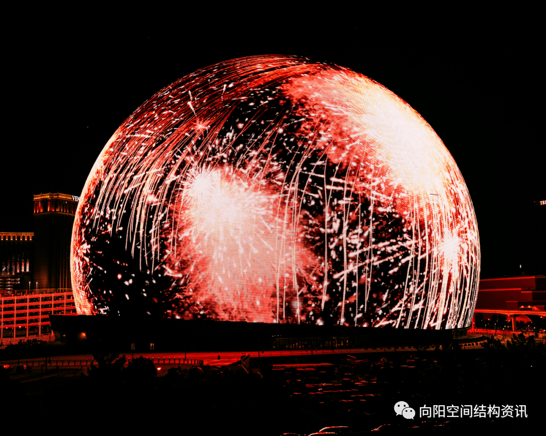 全球最大的球体全面屏建筑MSG Sphere震撼亮相！
