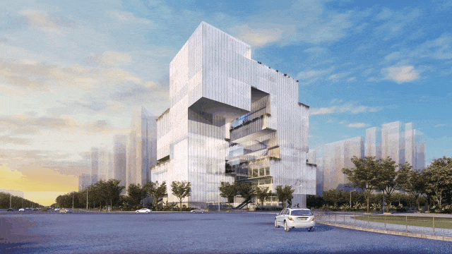 深圳宝安公共文艺中心项目主体结构封顶，高层悬挂及连体钢结构施工技术