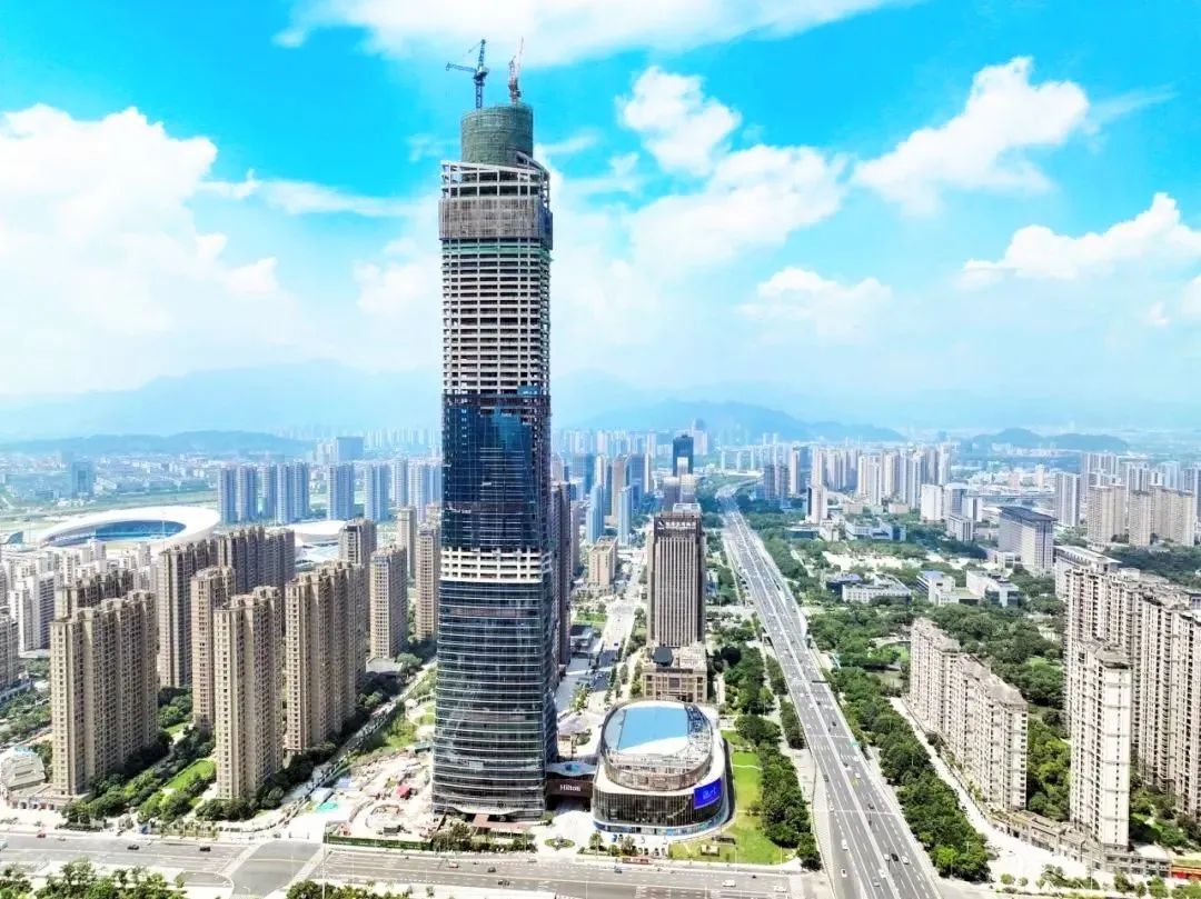 339米,“浙南第一高楼”封顶！