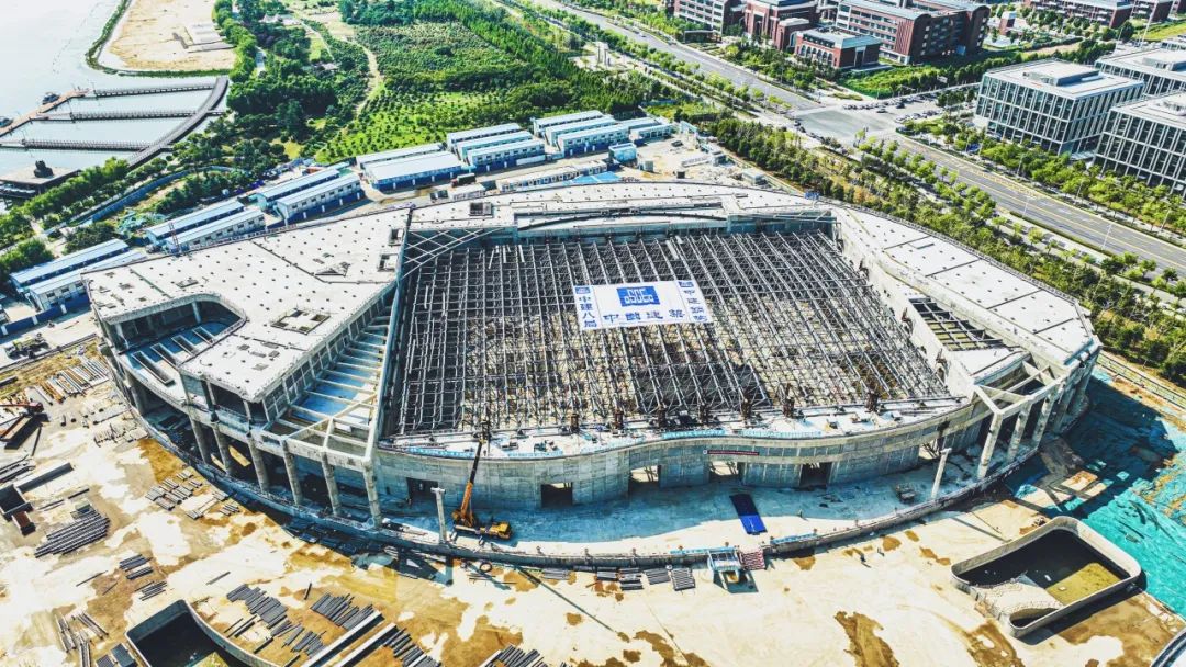重达2150吨，郑州国际文化交流中心项目戴上钢铁“巨冠”
