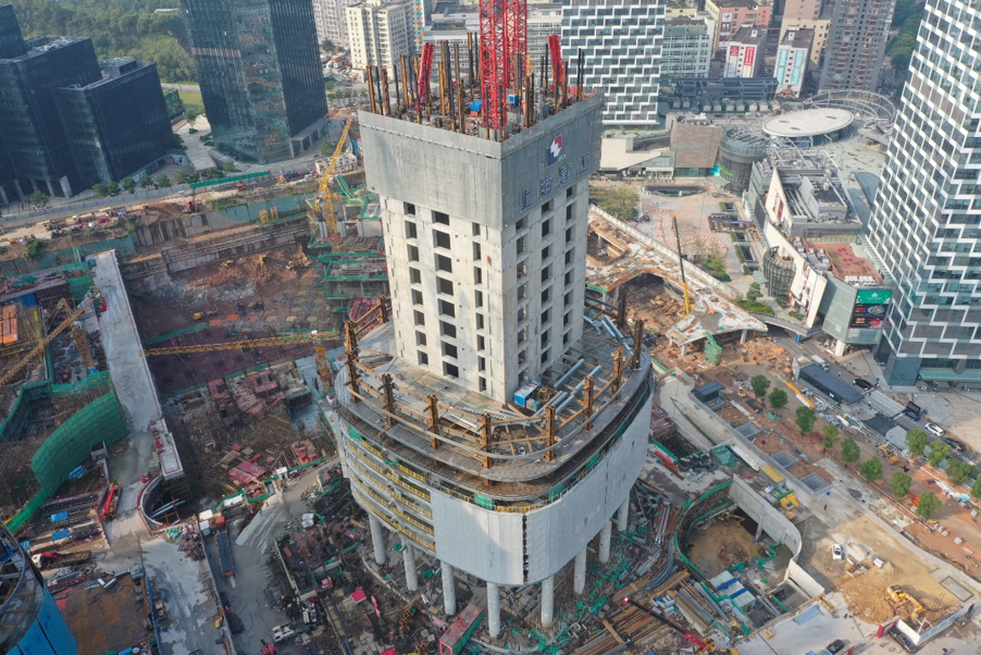356米，中国最高等高双子塔高效建设